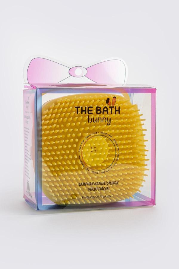 The Bath Bunny Silikon Şampuan Hazneli Peeling Duş Fırçası - Image 1
