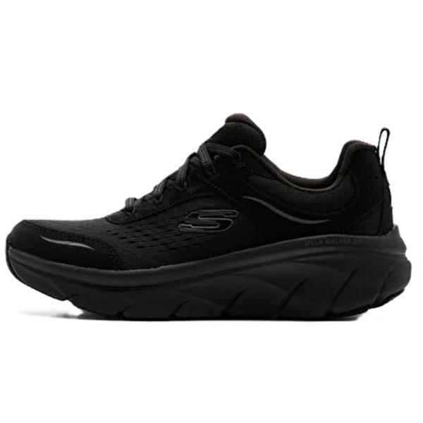 Skechers D'Lux Walker 2.0-Daisy Doll Womens Memory Foam Sneaker Grey Hafızalı Taban Kadın Günlük Spor Ayakkabı Siyah - Image 1