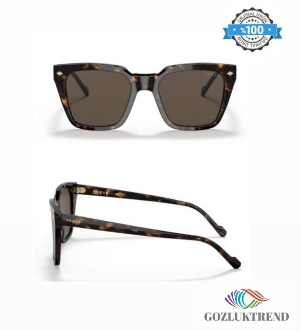 VOGUE KADIN GÜNEŞ GÖZLÜĞÜ DARK HAVANA 5380S W65673 50 18 145 - Image 1