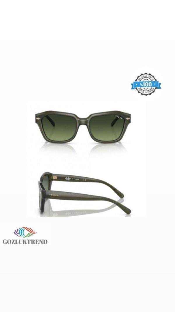 VOGUE KADIN GÜNEŞ GÖZLÜĞÜ HAİLEY SERİSİ 5444-S 30032A 52-18 135 - Image 1