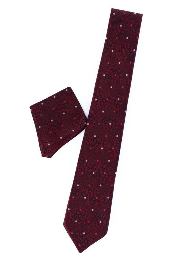 Oppland Erkek Kravat Klasik Mendilli Şık Kolay Şekil Alan Paledo Desenli ince Uyumlu Geniş Tasarım - Image 1