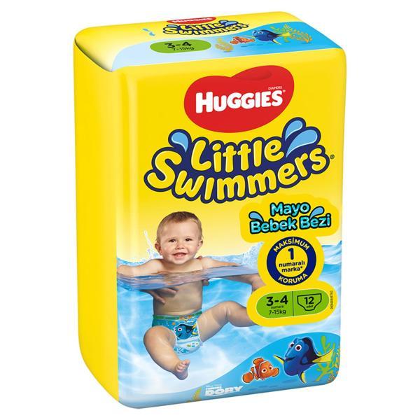Huggies Little Swimmers Mayo Bebek Bezi 3-4 Yaş 12x6 72 Adet - Image 1