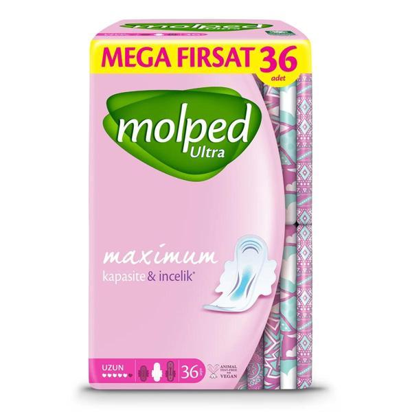 Molped Ultra Anatomik Mega Fırsat Ped Uzun 36x5 180 Adet - Image 1