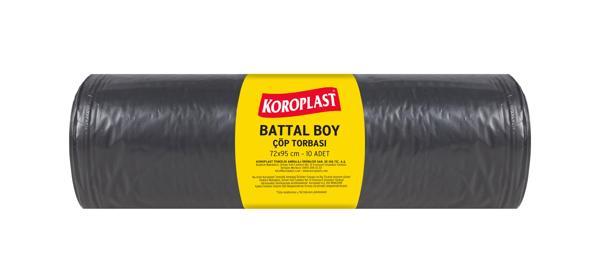 Koroplast Ofis İşyeri için Battal Boy Çöp Torbası 72*95cm 10'lu - Image 1