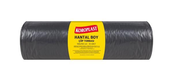 Koroplast Ofis İşyeri için Hantal Boy Çöp Torbası 100*150cm 10'lu - Image 1