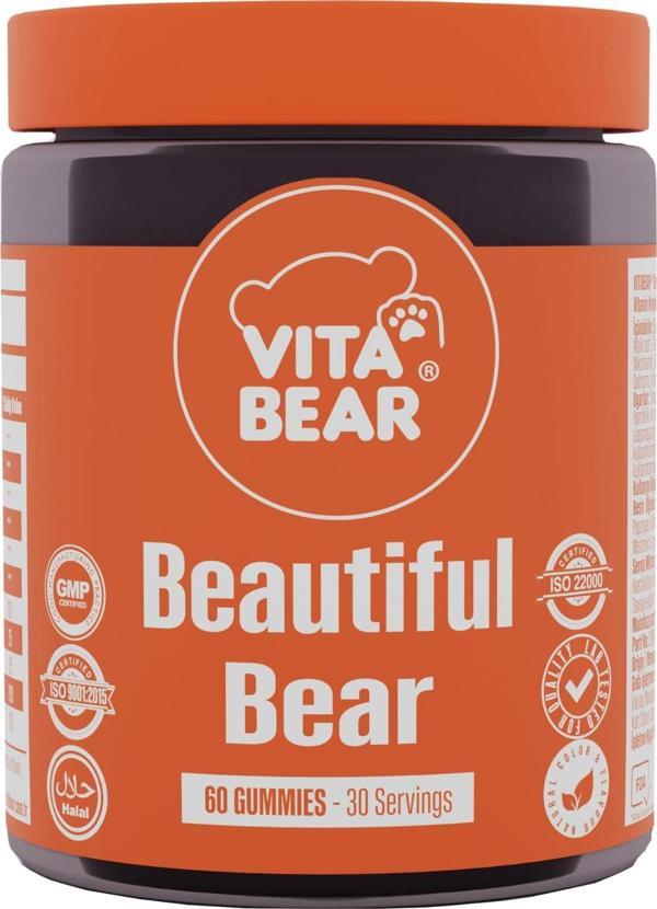 Vita Beautiful Bear Cilt Vitamini 60 Adet - Image 1