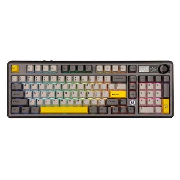 AJAZZ AK980 Gri Gift Switch V2 RGB Kablosuz Hotswap Mekanik Gaming Klavye - Image 1