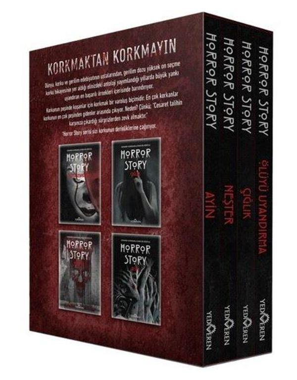 Horror Story Seti - Kutulu - 4 Kitap Takım - Yediveren Yayınları - Image 1