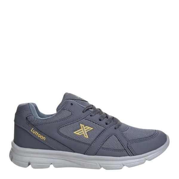 Lutton 2510 Unisex Füme Bağcıklı File Yürüyüş Koşu Büyük Numara Spor Ayakkabı 45 46 47 48 - Image 1
