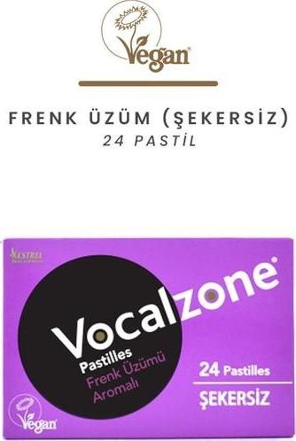 Vocalzone Frenk Üzüm (Şekersiz) 24 Pastil - Image 1