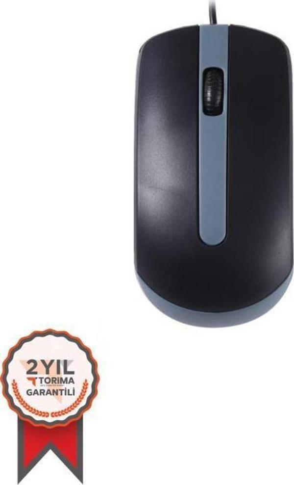 Torima TM-06 Kablolu Gri Optik Mouse - Image 1