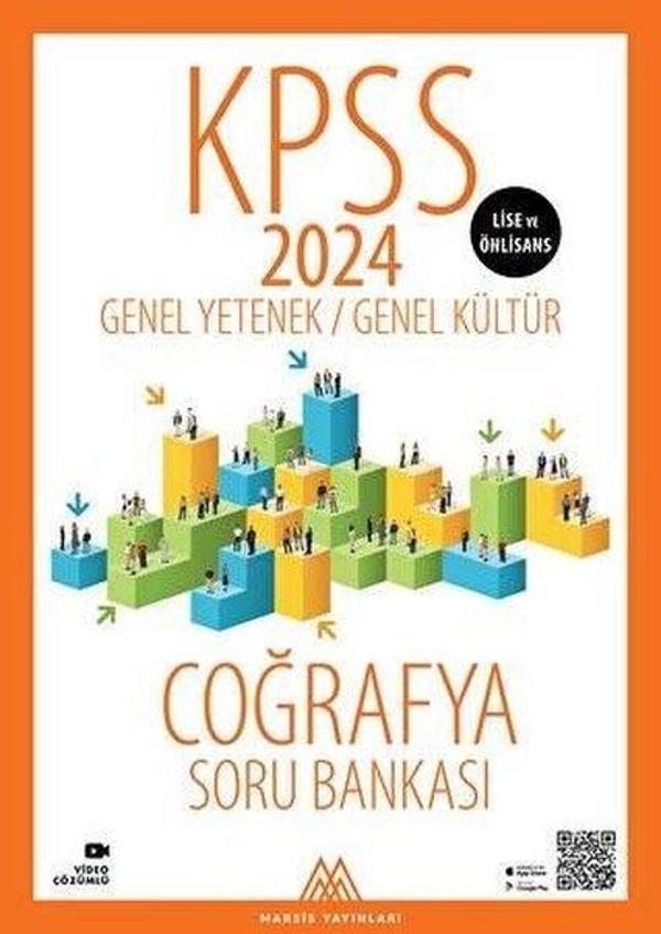 2024 KPSS Lise Ön Lisans GYGK Coğrafya Soru Bankası - Marsis Yayınları - Image 1