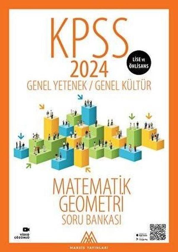 2024 KPSS Lise Ön Lisans GYGK Matematik Geometri Soru Bankası - Marsis Yayınları - Image 1
