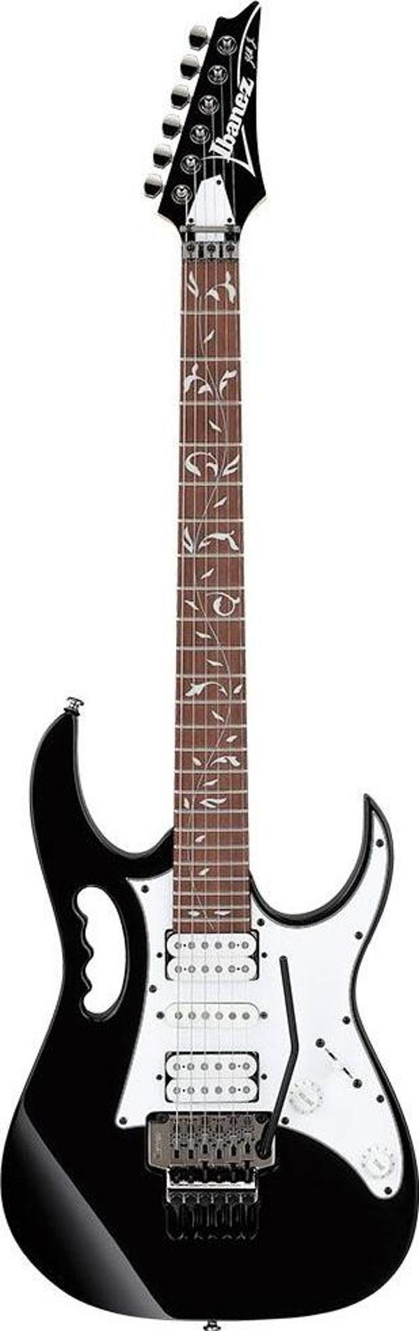 IBANEZ JEMJR-BK Steve Vai Signature Siyah Elektro Gitar - Image 1