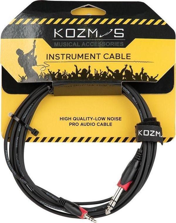 Kozmos KCL-202-3M Enstrüman Kablosu Stereo 3 Metre - Image 1