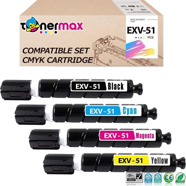 Canon C-EXV-51 Muadil Toner - Takım / IR-C5535 / IR-C5540 / IR-C5550 / IR-C5560 / IR-C5750 - Image 1