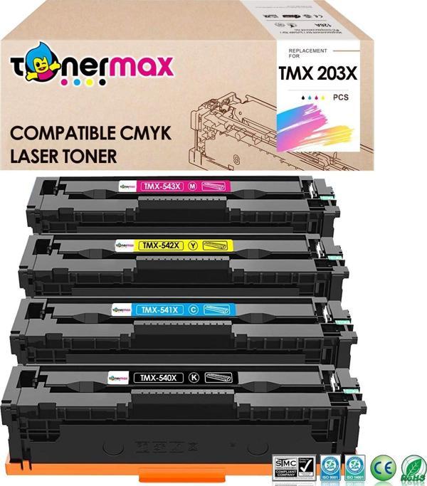 Hp 203X Muadil Toner Set / Pro M254 / M280 / M281 / CF540X - Image 1