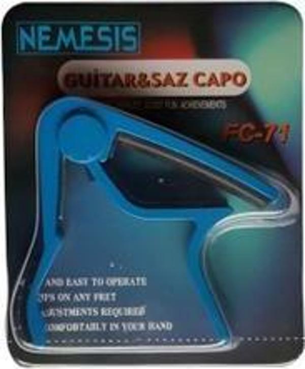 Nemesis Fc-75Bl Gitar Kapo Mavi - Image 1