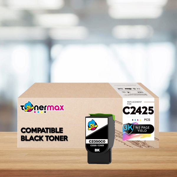 Lexmark C2425-C235HK0 Siyah Muadil Toner / C2425dw / C2325dw /MC2325adw /MC2425adw /MC2535adwe /MC2640adwe - Image 1