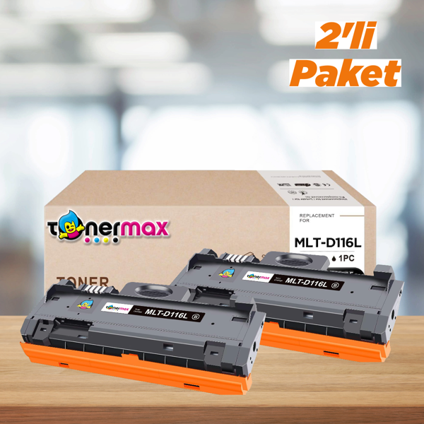 Samsung MLT-D116L Muadil Toner 2'li Avantaj Paket/ M2625 / M2626 / M2826 / M2876 / M2675 / M2825 / M2826 - Image 1