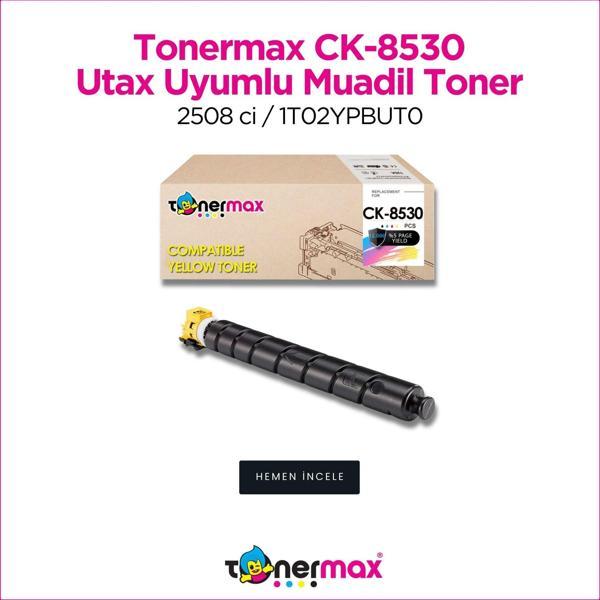 Utax CK-8530 Muadil Toner Sarı /  2508 ci / 1T02YPAUT0 - Image 1