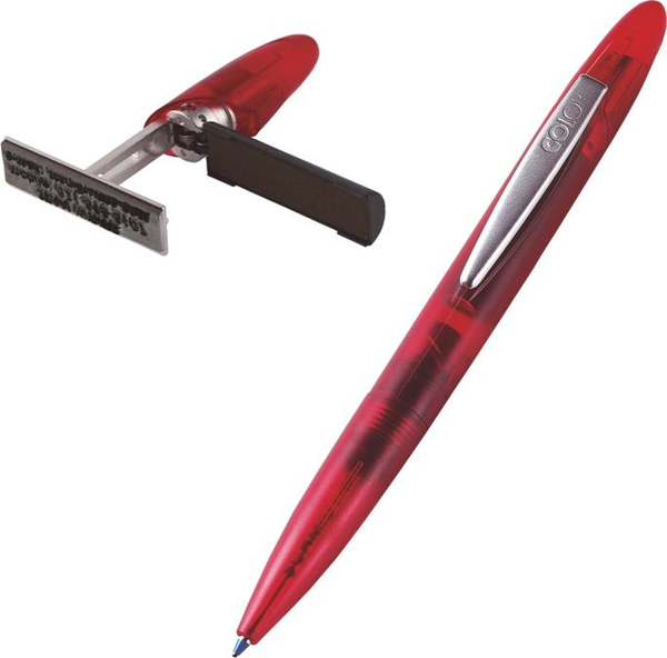 COLOP STAMP WRITER KALEM KAŞE KIRMIZI - 8X33MM - Image 1