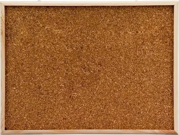 ANT YAZI  60x90 Ahşap Çerçeve Mantar Pano - Image 1