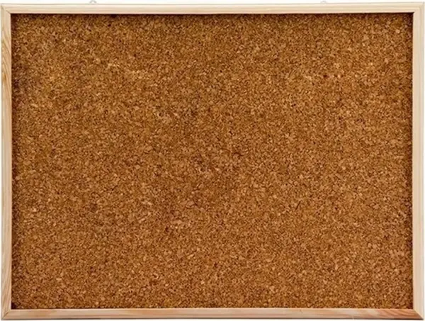 ANT YAZI 45x60 Ahşap Çerçeve Mantar Pano - Image 1