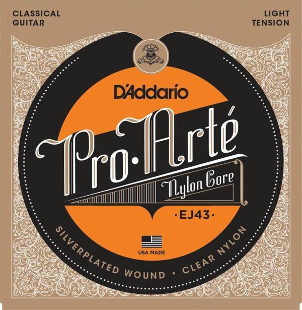 D'Addario EJ43 Klasik Tel Set Light Tension Silver - Image 1