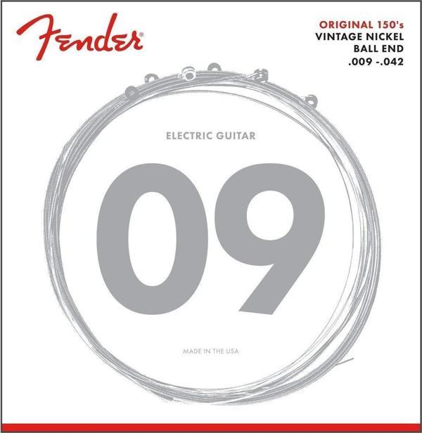 Fender 009-042 Pure Nickel Elk. Git. Teli 150M - Image 1