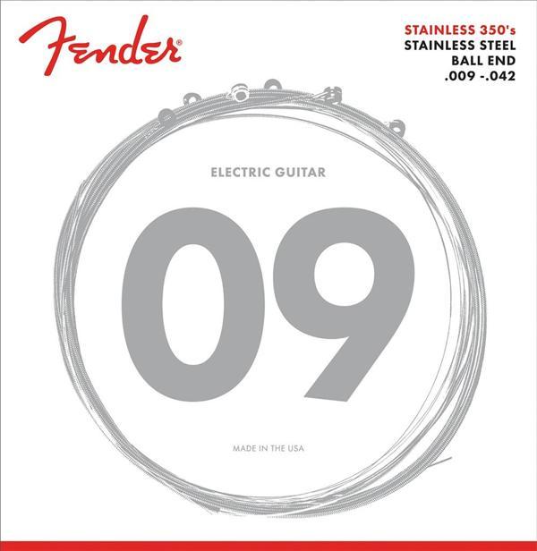 Fender 350L Stainless Steel Light Takım Tel Elektro Gitar Teli 00 - Image 1