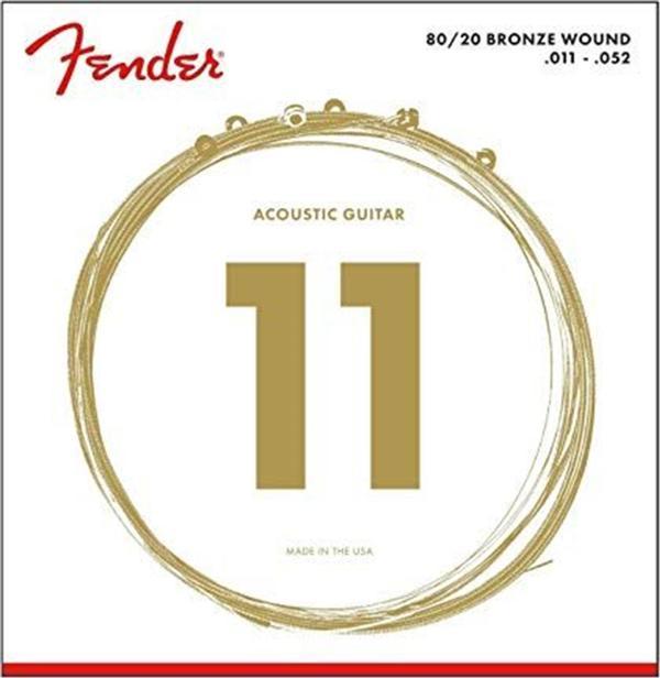 Fender 80/20 Bronze Acoustic Strings Ball End 70Cl .011-.050 Gaug - Image 1