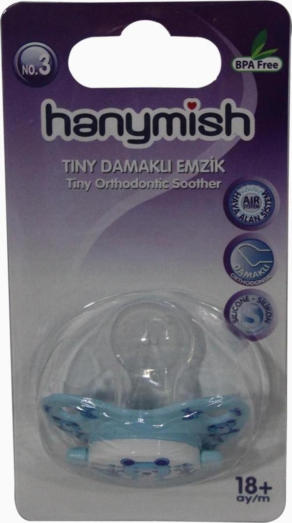 Tiny Silikon Damaklı Emzik No:3 Kod:120 18+ Ay - Image 1