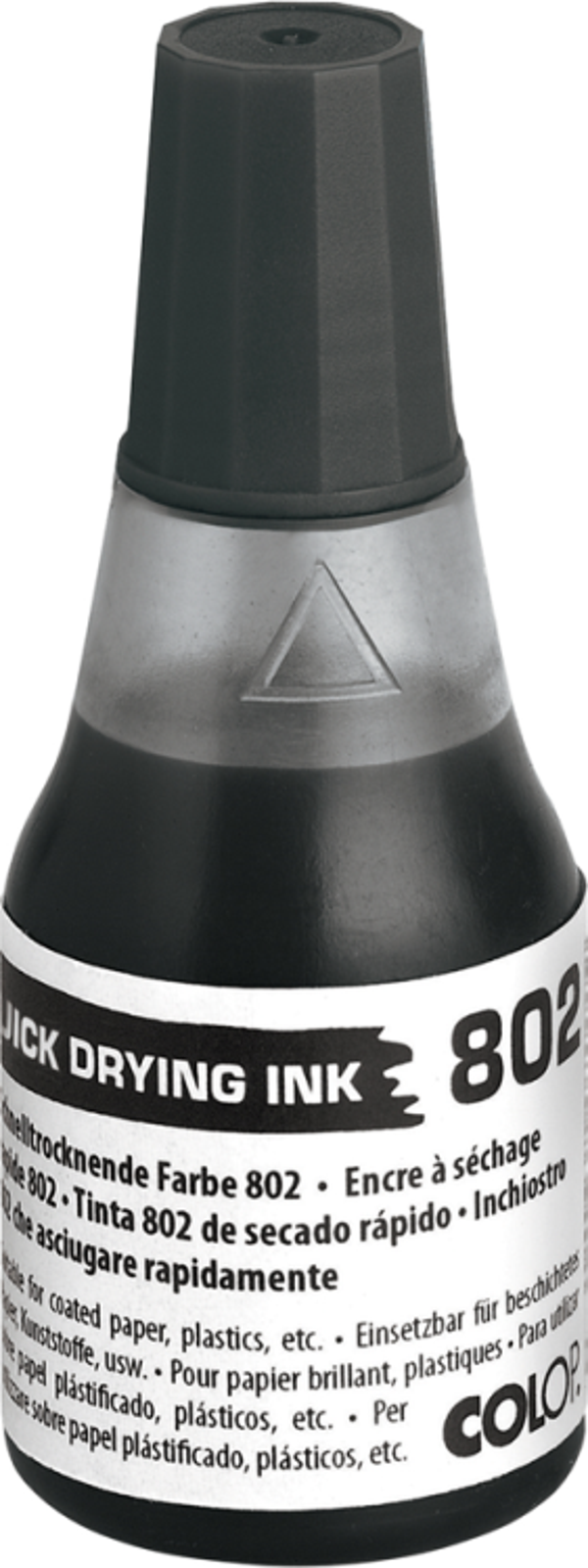 COLOP 802 25ML ÇABUK KURUYAN MÜREKKEP SİYAH - Image 1