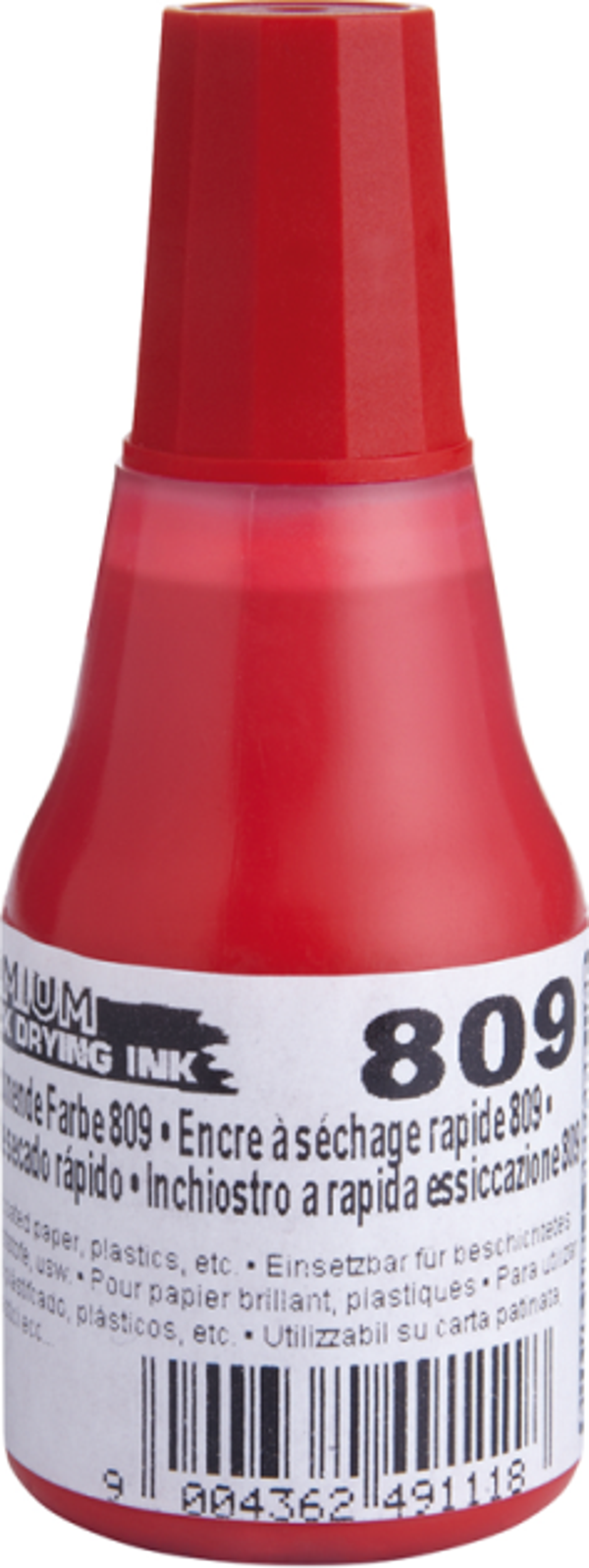 COLOP 809 25ML PREMIUM ÇABUK KURUYAN MÜREKKEP KIRMIZI - Image 1