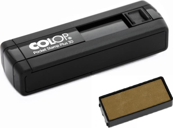COLOP CEP30 KAŞE SİYAH KASA KURU KEÇE - 18X47MM - Image 1