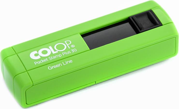 COLOP CEP30 KAŞE YEŞİL KASA SİYAH KEÇE - 18X47MM - Image 1
