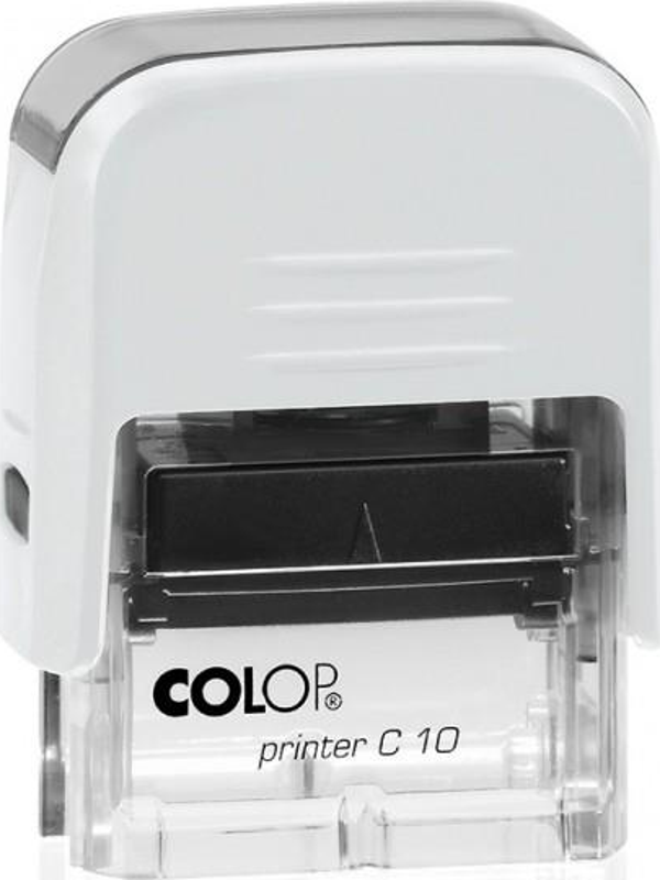 COLOP PRINTER C10 BEYAZ KASA SİYAH KEÇE - 10X27MM - Image 1