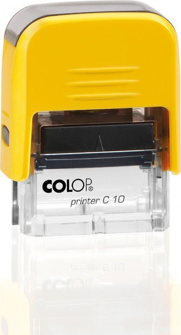 COLOP PRINTER C10 SARI KASA SİYAH KEÇE - 10X27MM - Image 1