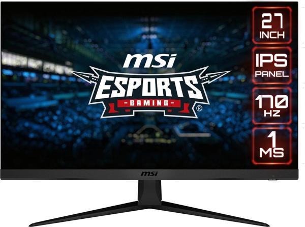 MSI 27" Optıx G2712 Flat Ips 1920x1080 (fhd) 16:9 170hz 1ms Freesync Premıum Gamıng Monıtor - Image 1