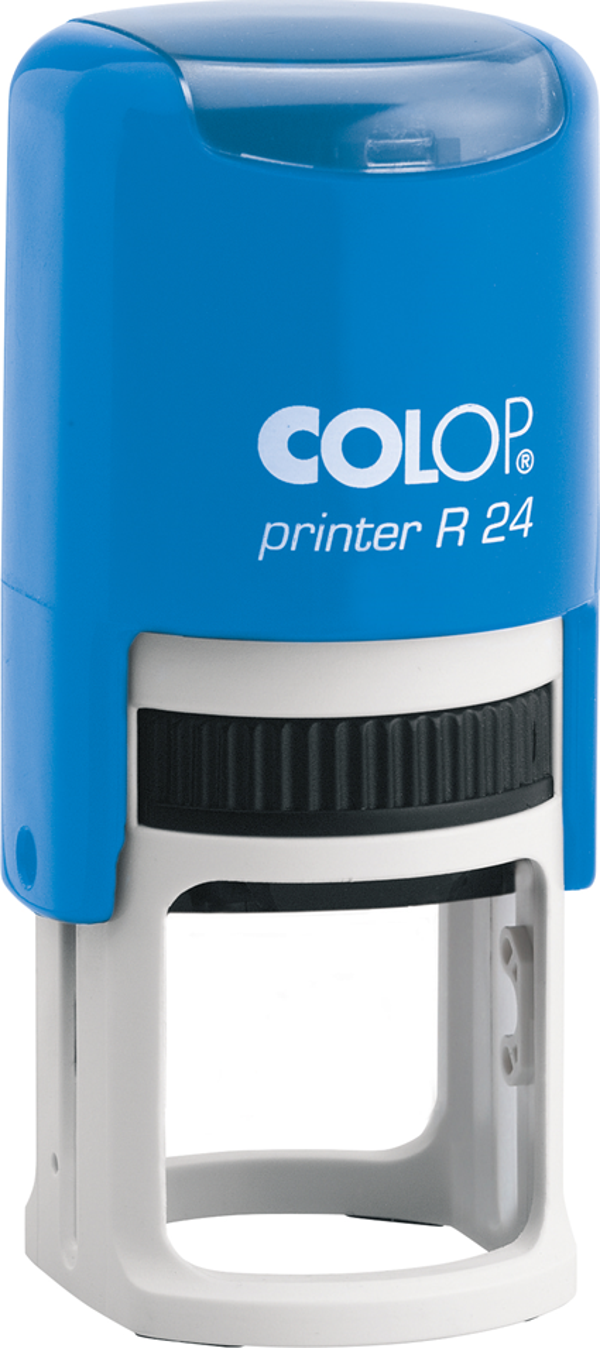 COLOP R24 YUVARLAK MAVİ KASA MAVİ KEÇE - 24MM - Image 1