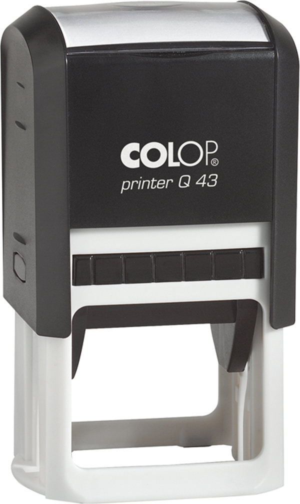 COLOP Q43 KARE SİYAH KASA KURU KEÇE - 43X43MM - Image 1