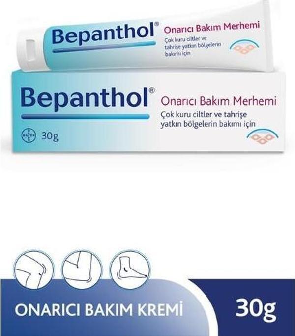 Bepanthol Onarıcı Bakım Merhemi 30Gr L Çok Kuru Ciltler Ve Tahrişe Yatkın Bölgeler İçin Bakım8699546 - Image 1