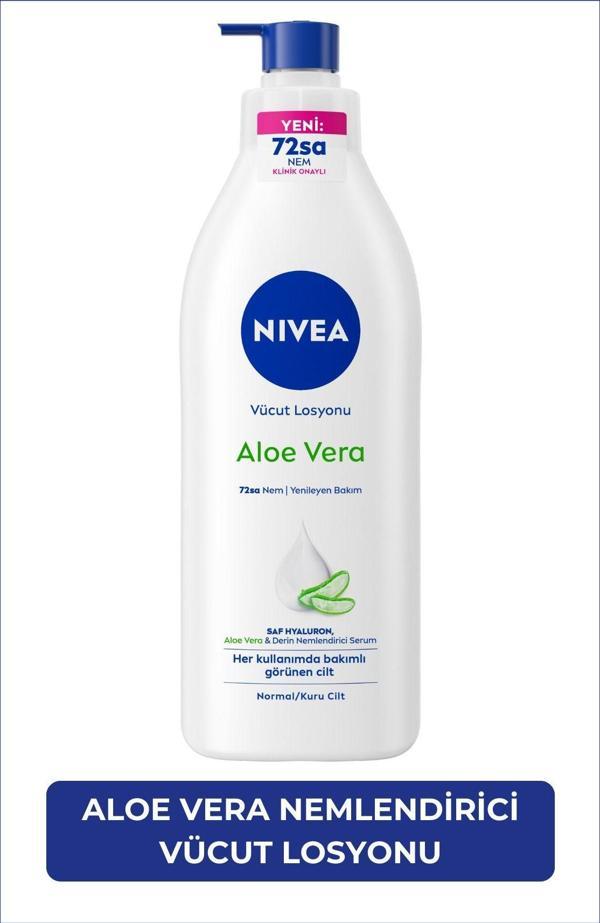 Aloe Vera Derinlemesine Nemlendirici Serum Vücut Losyonu 400ml, Kuru Ciltler, Hızlı Ferahlatıcı - Image 1