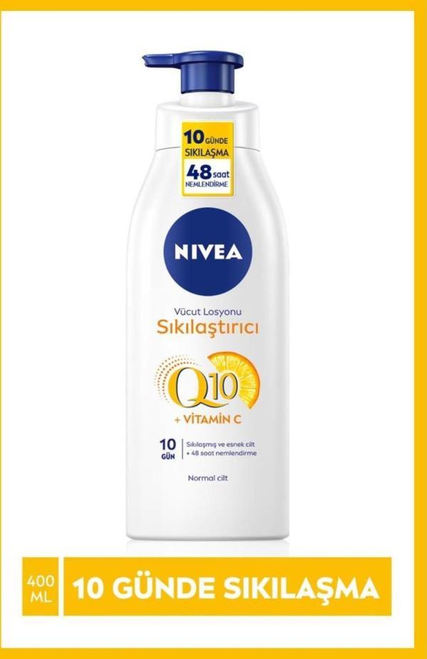 NIVEA Sıkılaştırıcı Vücut Losyonu Q10 + C Vitamini 400ml - Image 1