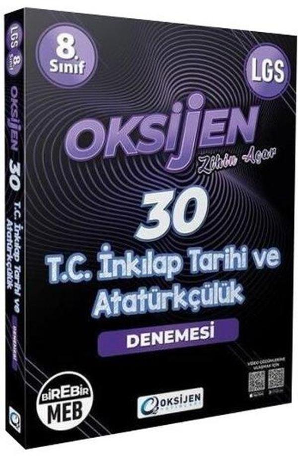 8. Sınıf T.C. İnkılap Tarihi ve Atatürkçülük 30'lu Deneme - Oksijen Yayınları - Eğitim - Image 1