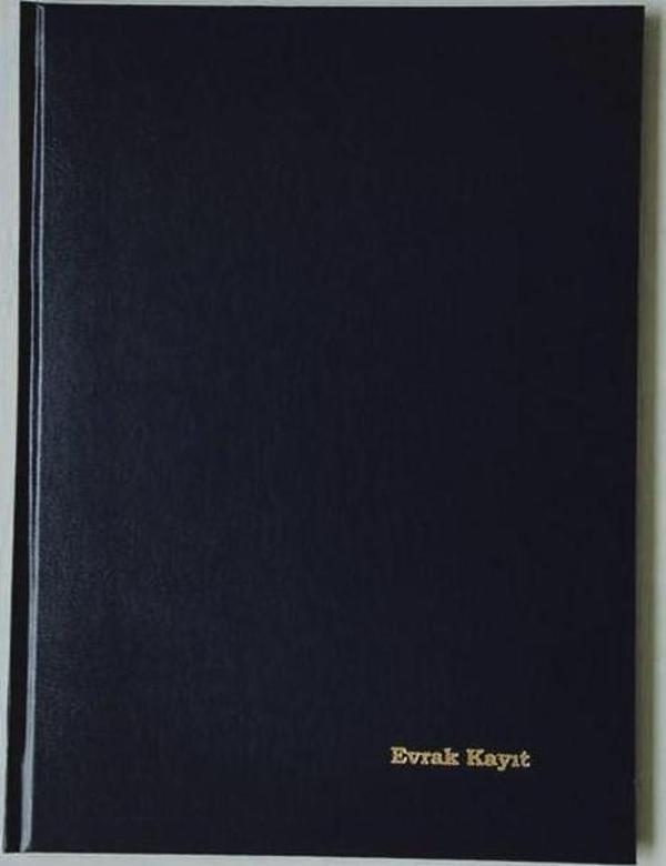 DILMAN EVRAK KAYIT DEFTERI CILTLI 96 YP - Image 1