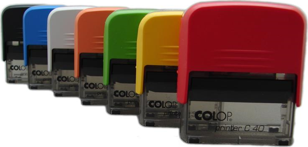 COLOP PRINTER C40 KIRMIZI KASA KIRMIZI KEÇE - 23X59MM - Image 1