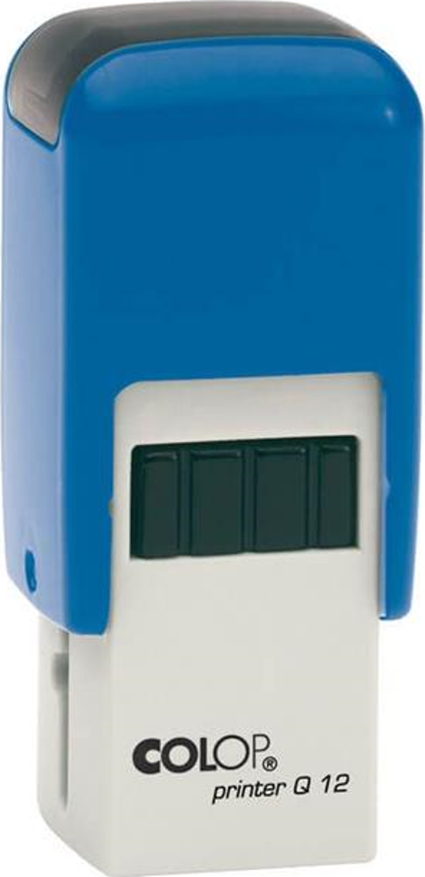 COLOP Q12 KARE MAVİ KASA MAVİ KEÇE - 12X12MM - Image 1