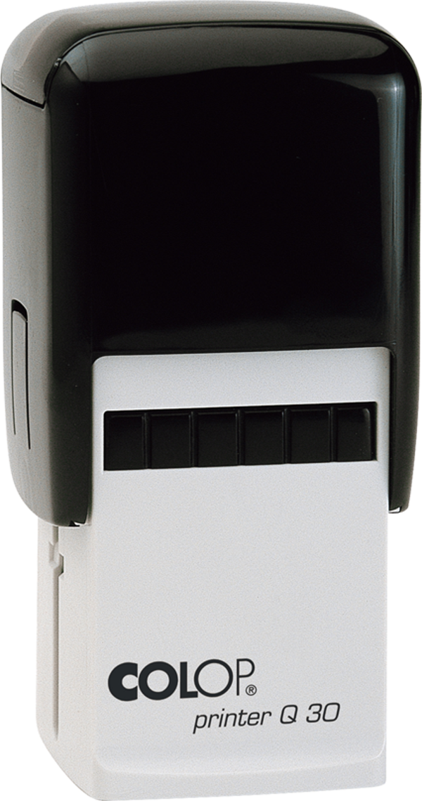 COLOP Q30 KARE SİYAH KASA SİYAH KEÇE - 30X30MM - Image 1